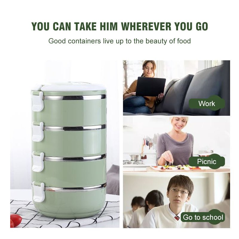 Stainless Steel Thermal Food Storage Lunch Box image 5