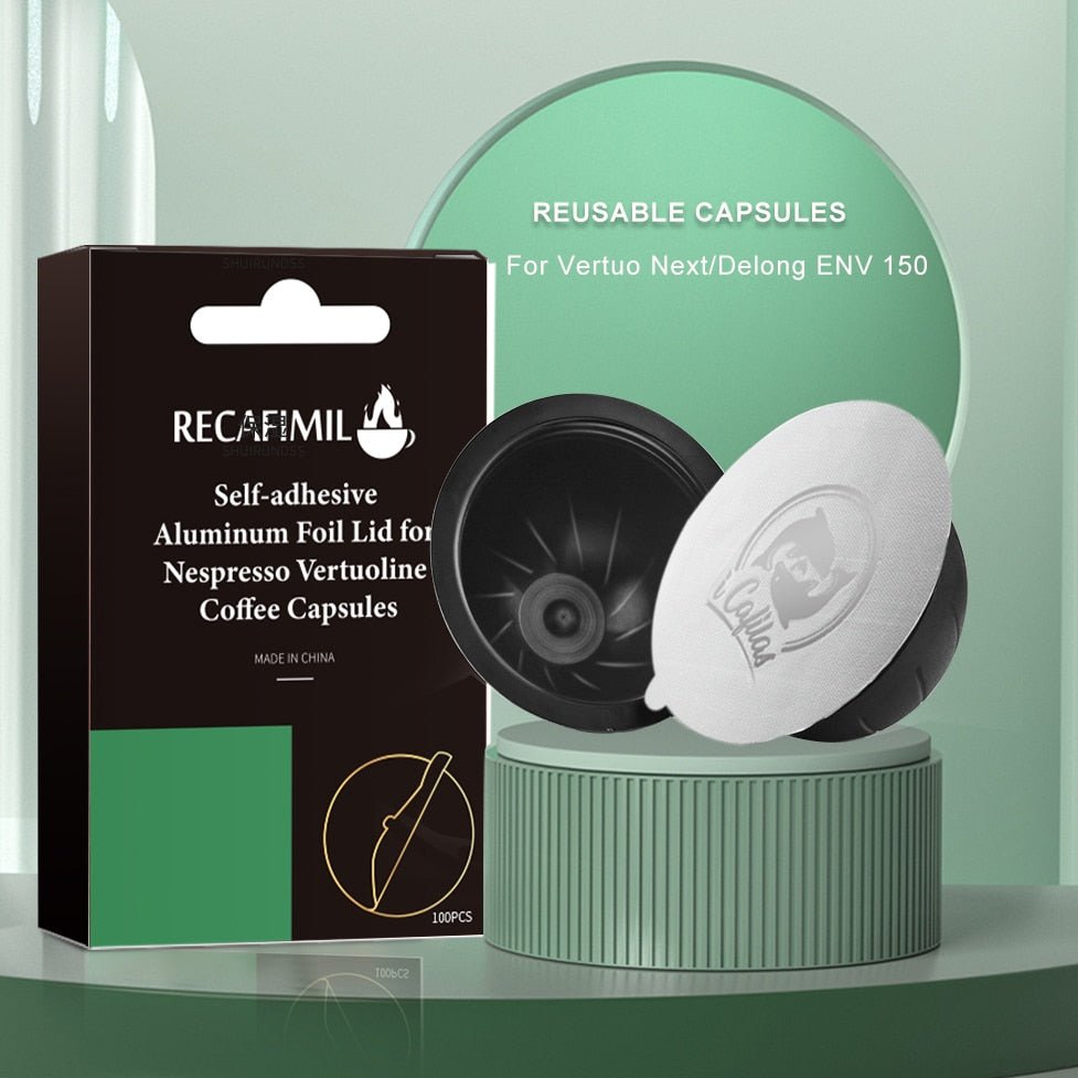 Nespresso Vertuoline & Vertuo Stainless Steel Refillable Coffee Filter Reusable Pods image 0