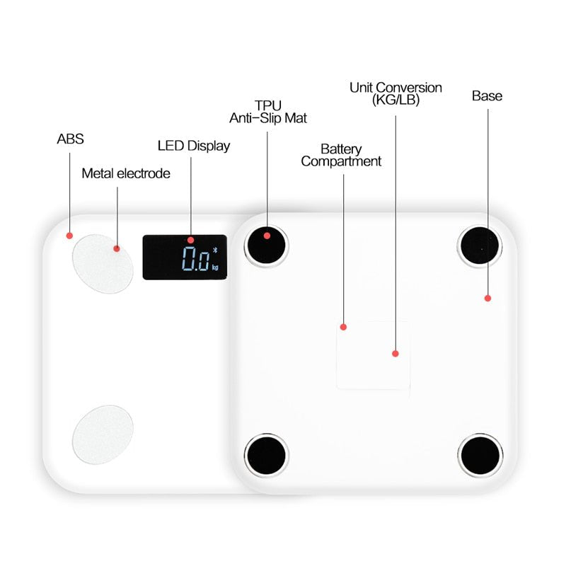 Smart Digital Bluetooth Body Weight Bathroom Floor Scale image 8