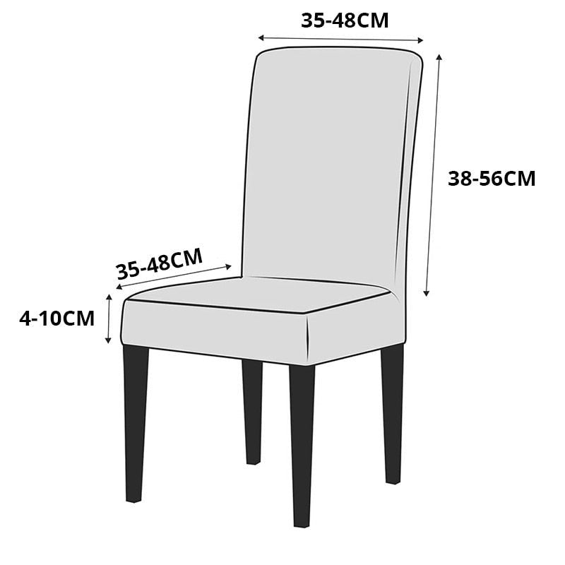 Elegant Jacquard Spandex Dining Chair Cover ‚Äì Stretch Fit for Weddings & Events image 9