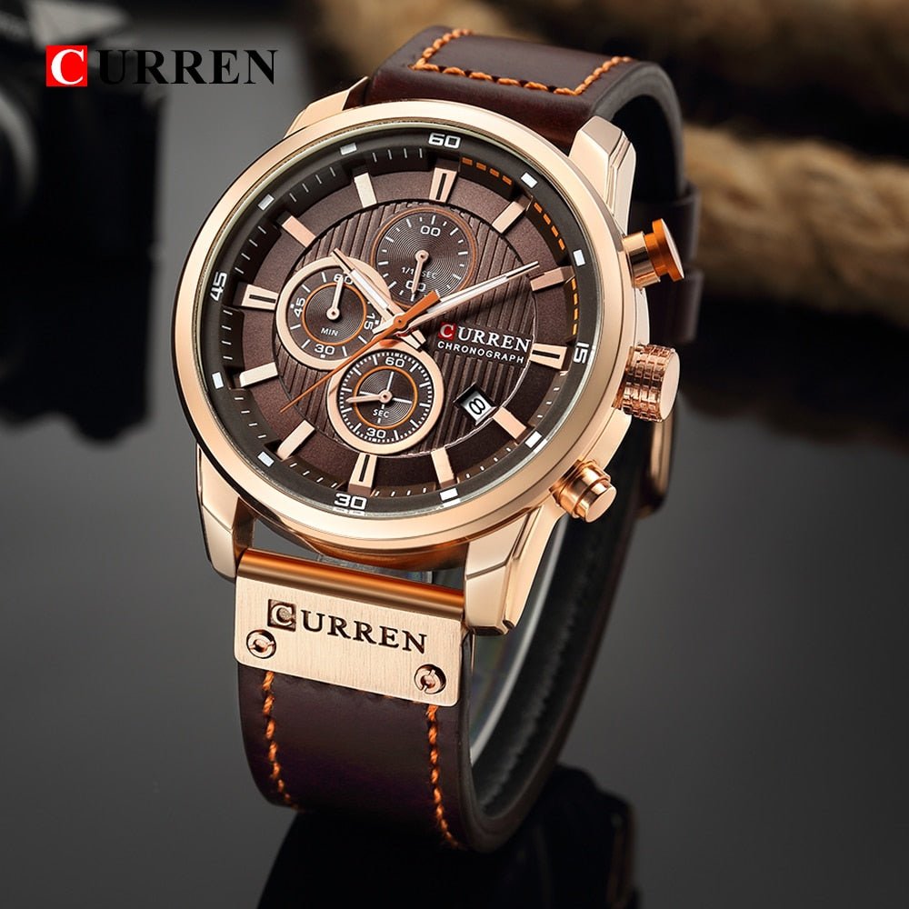 Top Brand Luxury Chronograph Quartz Watch image 31