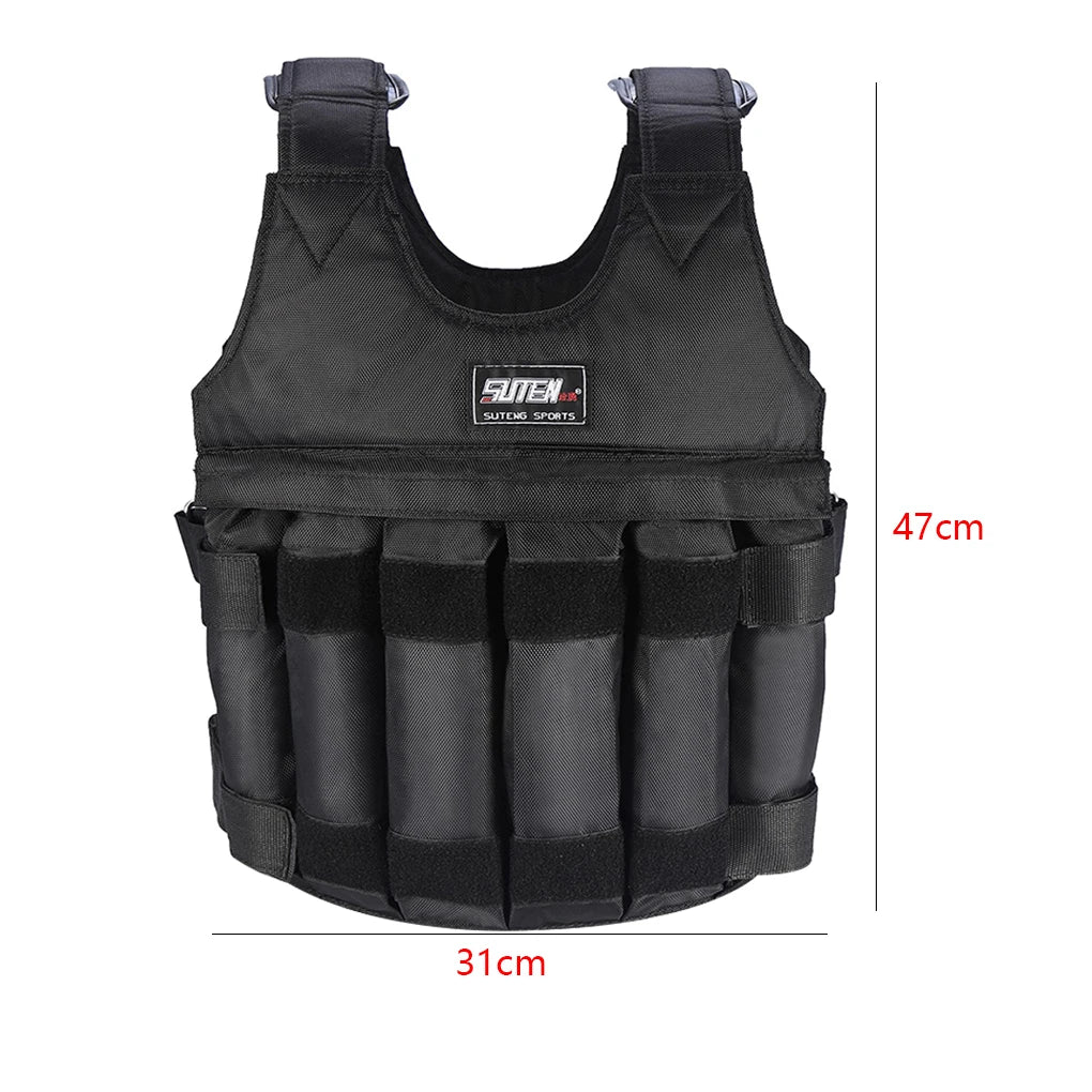 Adjustable Weighted Vest for Men & Women – 1-20kg Fitness Training & Workout Gear image 0