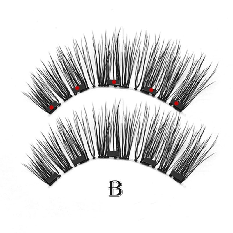 Waterproof Magnetic False Eyelashes, Eyeliner & Tweezer Set image 13