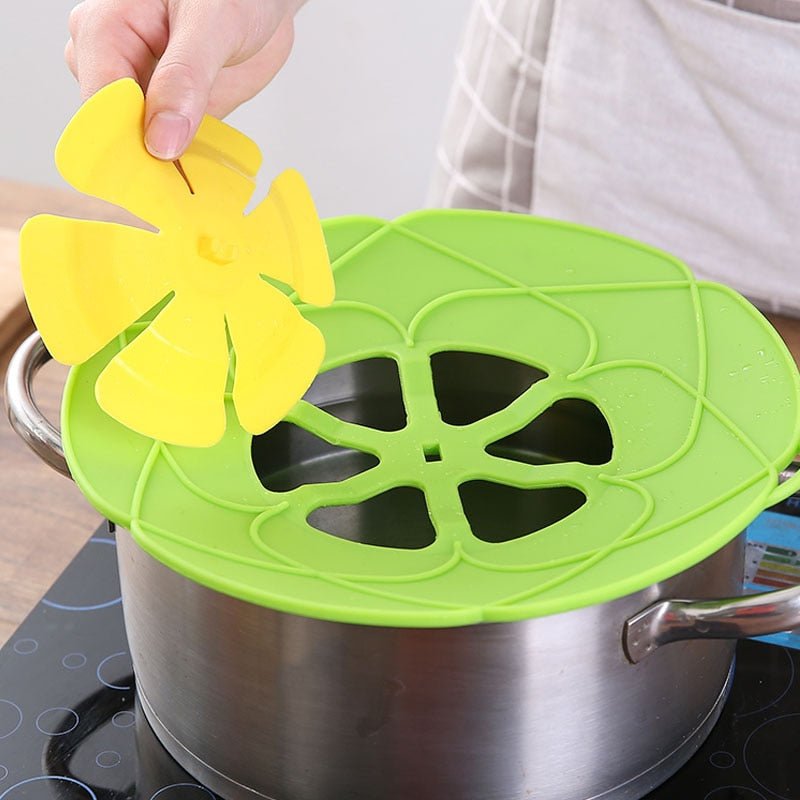 Silicone Lid Spill Stopper Cover For Pots and Pans image 5