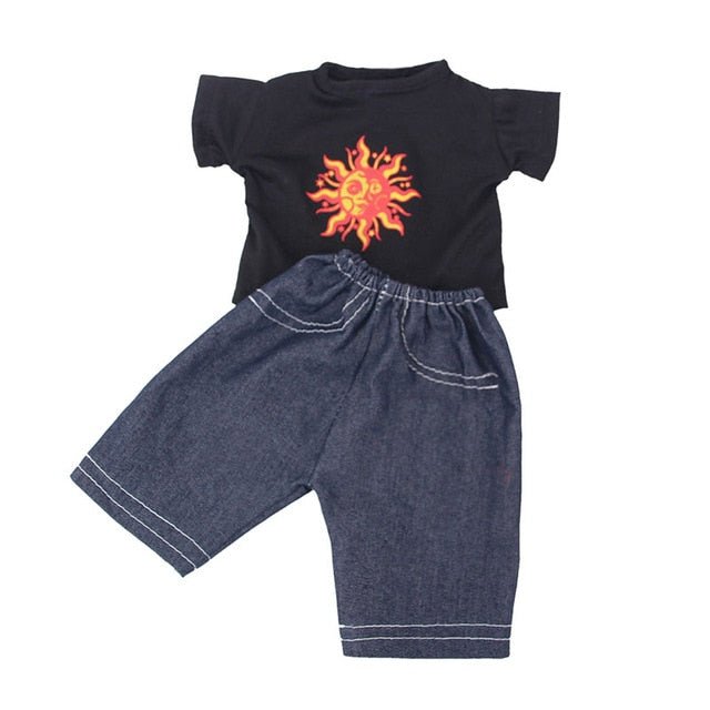 13 Styles Pajamas, Nightgown and Sleepwear Fit | 18 Inch American & 43CM Baby Doll Clothes Accessories - M214 image
