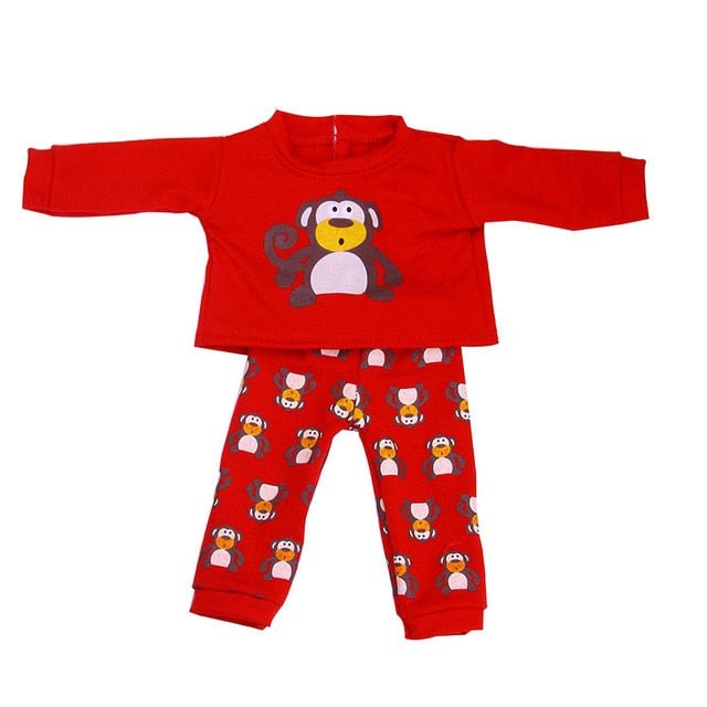 13 Styles Pajamas, Nightgown and Sleepwear Fit | 18 Inch American & 43CM Baby Doll Clothes Accessories - M149 image