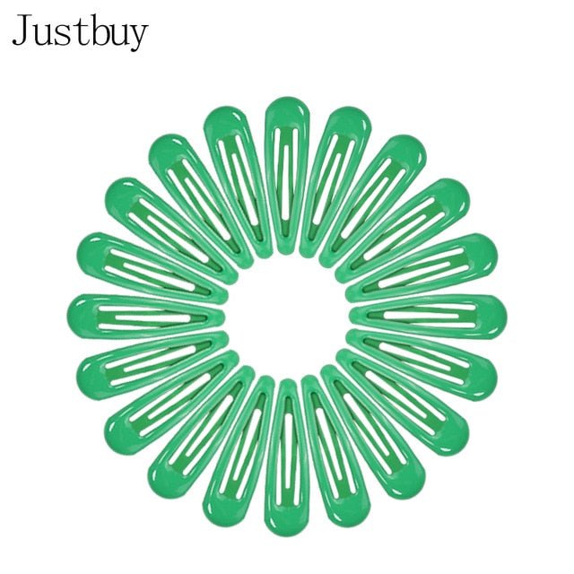 Snap Hair Clips - green image