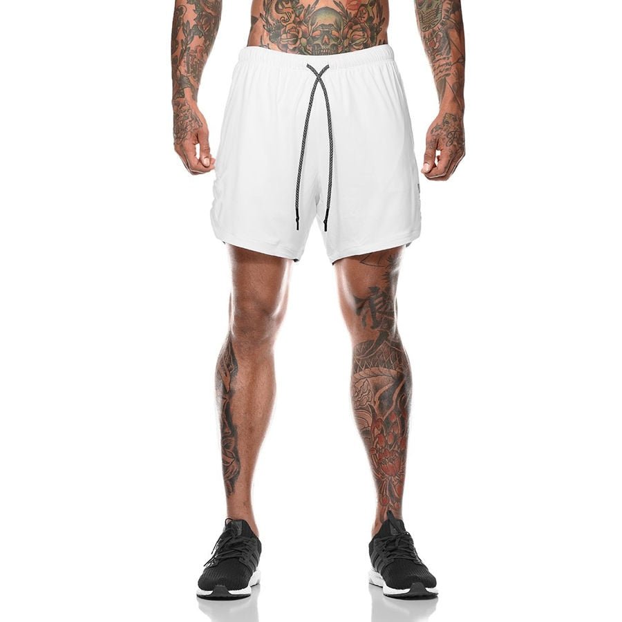 Mens 2 in 1 Running Jogging and Leisure Shorts image 6