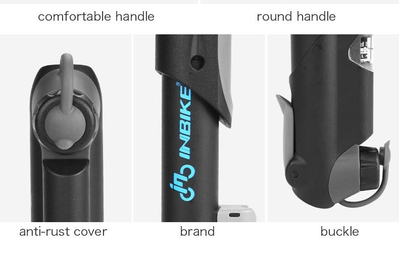 INBIKE Portable Mini Hand Pump Bicycle Cycling Air Pump image 1