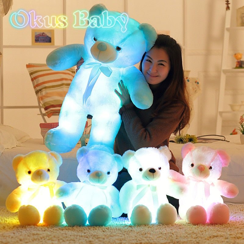 Luminous 30/50/80cm Creative Light Up LED Teddy Bear image 0