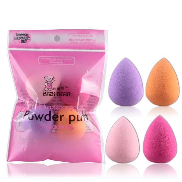 4 Piece/Pack Cosmetic Foundation Puff Beauty Makeup Sponges image 3