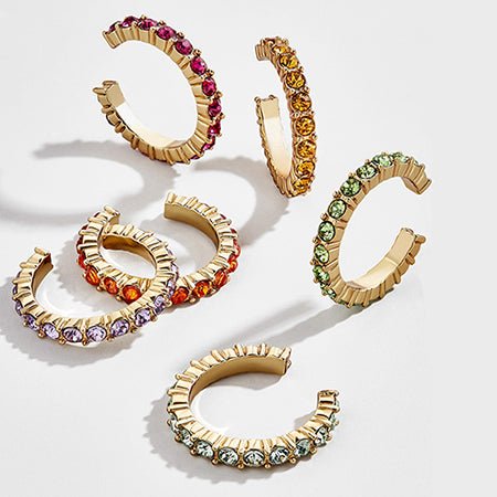 Bohemian Imitation Trendy Small Clip No-Piercing Earrings Cuff For Women and Girls - 6pcs Style 8 image
