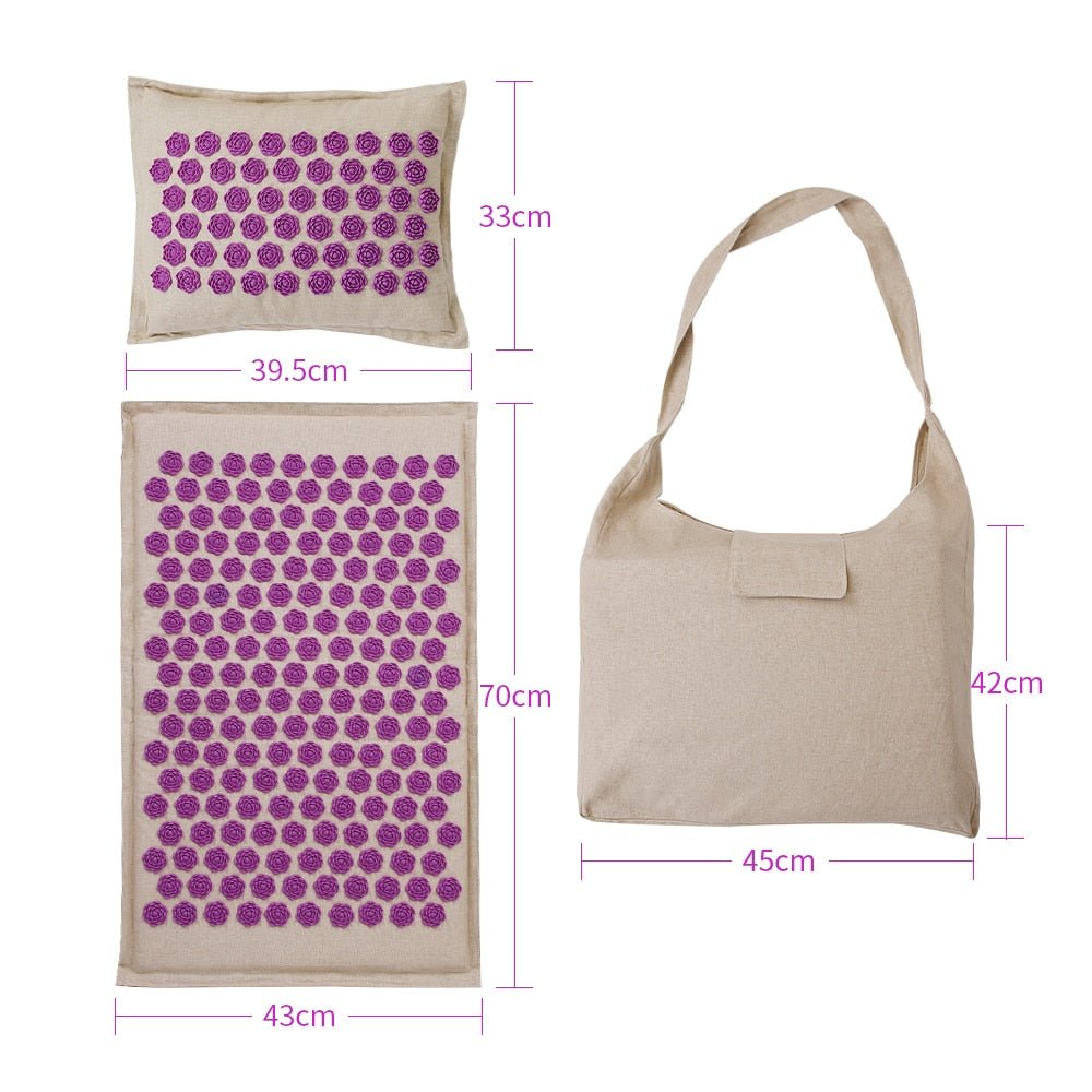 Acupressure Massage Yoga Mat Set with Free Carrying Bag image 15