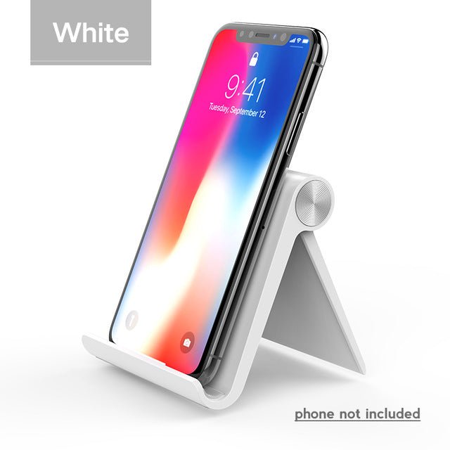 Ugreen Portable Cell Phone Holder and Tablet Stand - White image