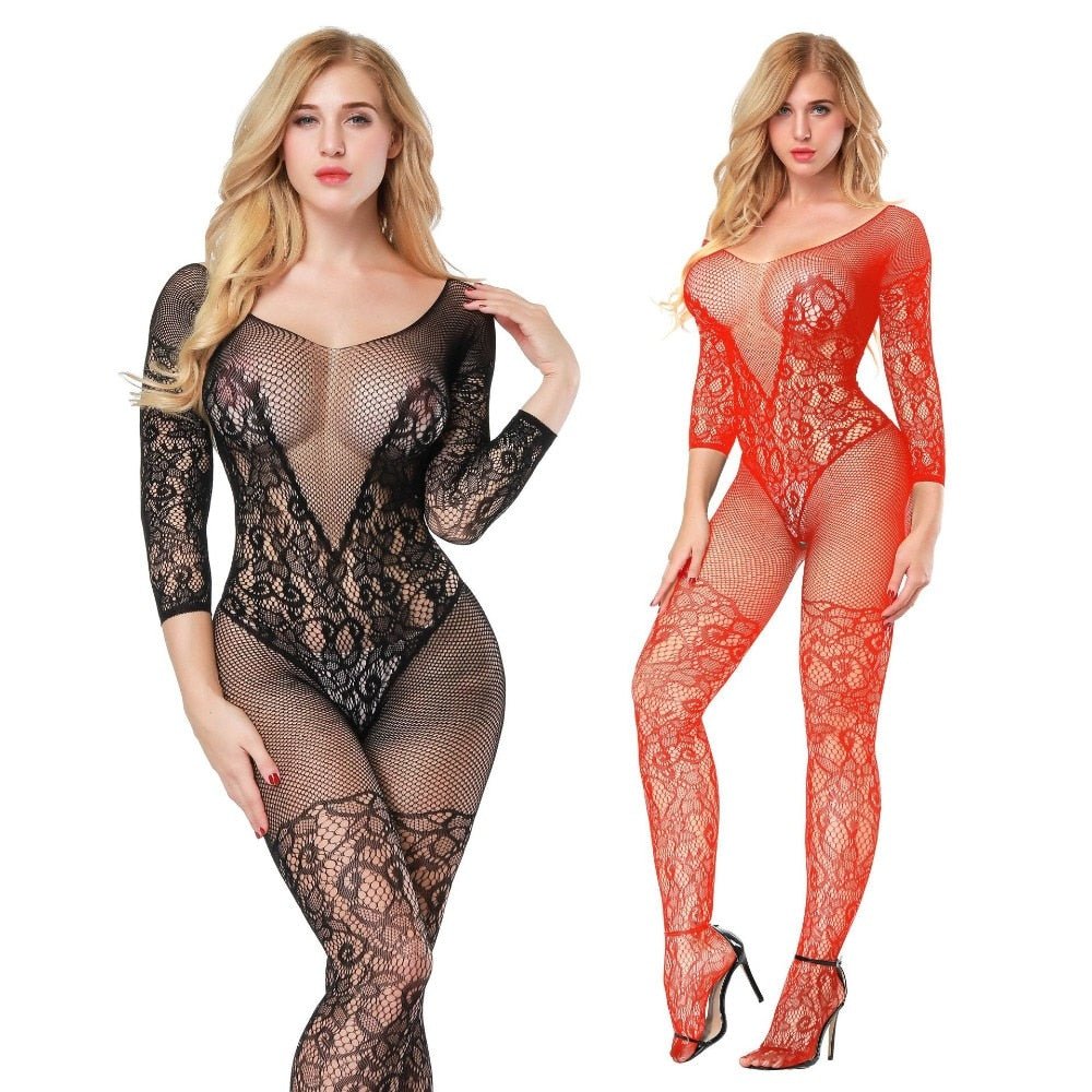 Sexy Lingerie Erotic Teddies Bodysuits Mesh image 18