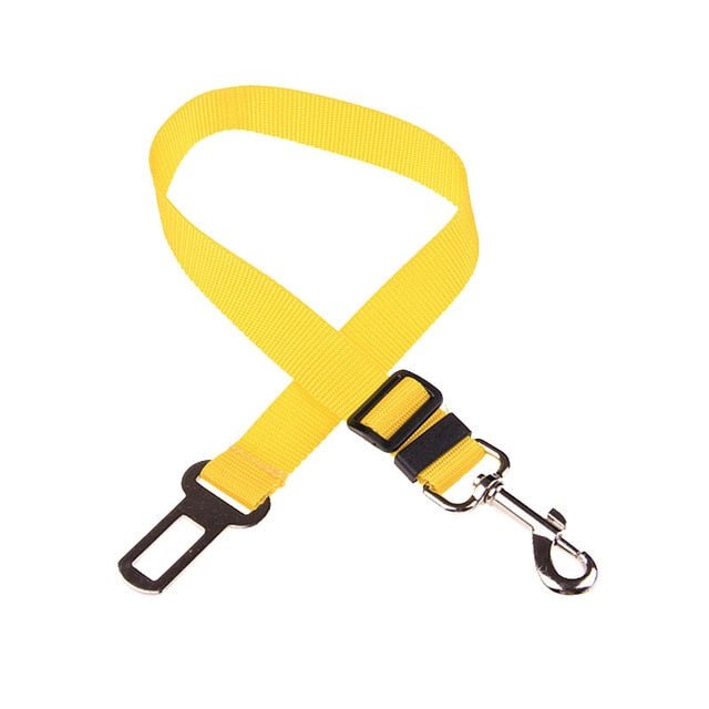 Pet Dog and Cat Car Seat Belt | Adjustable Harness Seatbelt | Lead Leash for Small Medium Dogs Travel Clip image 6