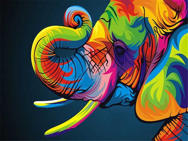 Oil Painting By Numbers Canvas Pictures Set Animals 50x40cm - SZGD617, 50X40cm No Frame image