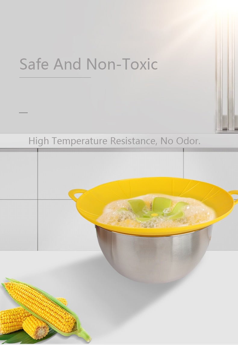 Silicone Lid Spill Stopper Cover For Pots and Pans image 3