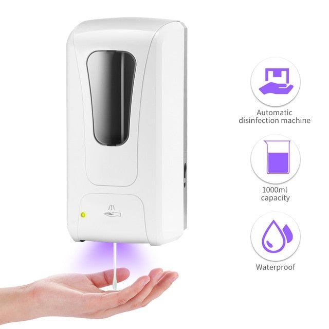 1000ML Automatic Touchless Hand Sanitizing Disinfection Machine image 0