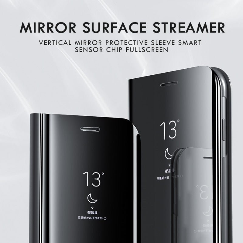 Smart Mirror Flip Case For Samsung Galaxy A51 A71 A50 A30 A10 A20 A40 A70 A10s A30s A20e Note 10 8 9 S10 S6 S7 S8 S9 Plus Cover image 16
