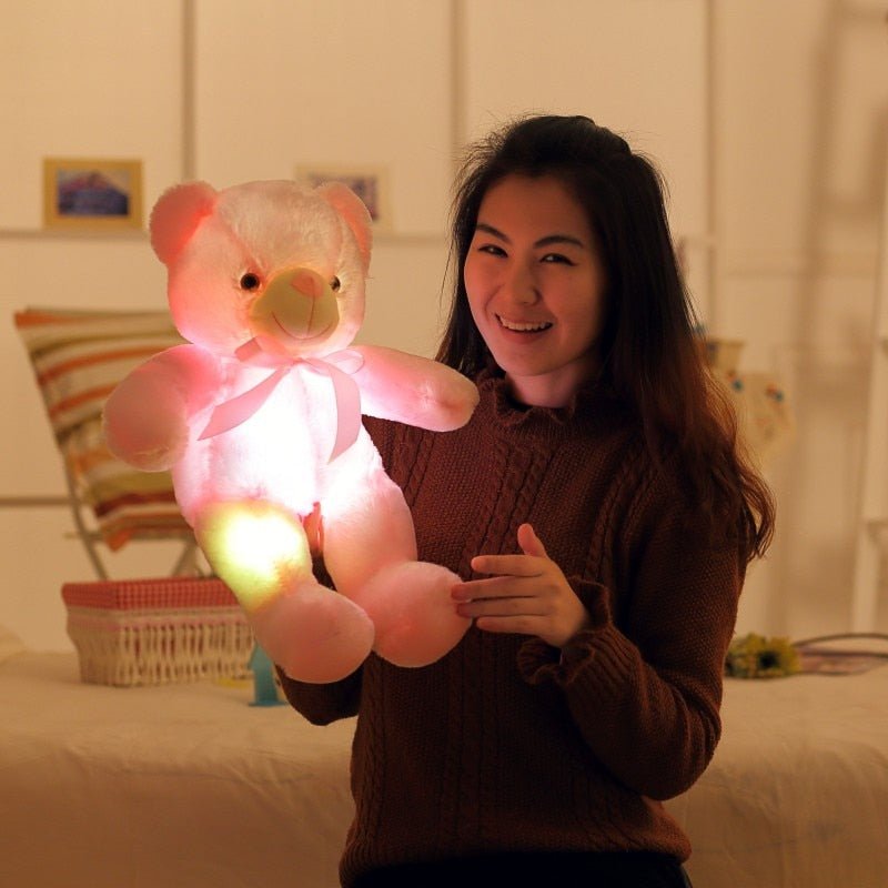 Luminous 30/50/80cm Creative Light Up LED Teddy Bear image 16