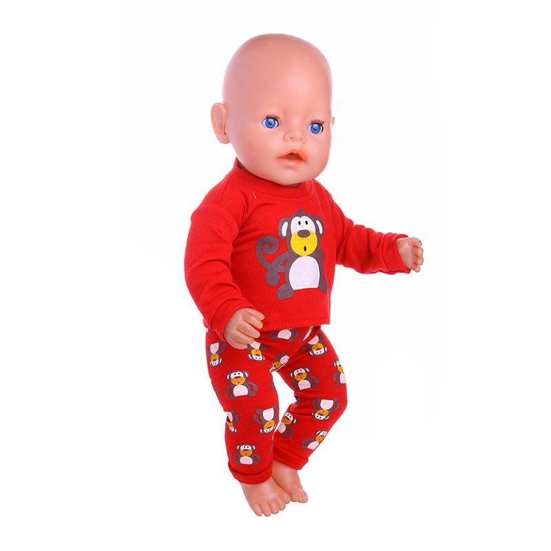 13 Styles Pajamas, Nightgown and Sleepwear Fit | 18 Inch American & 43CM Baby Doll Clothes Accessories image 132