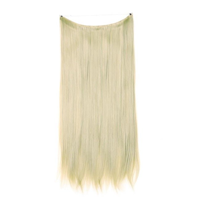 SARLA Halo Invisible Wire Synthetic Hair Extension-No Clip image