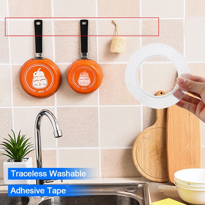 Magic Traceless Double-Sided Transparent Adhesive and removable Nano-Tape image 18