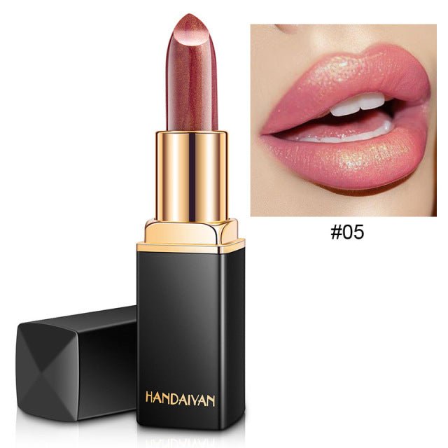 Classy and Professional Waterproof Shimmer Long Lasting Pigment Lipstick Makeup image 0