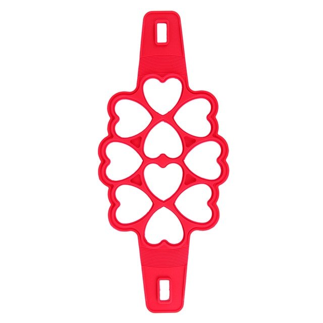 1Pcs Non Stick Silicone Fantastic Egg Pancake Maker - 10HEART image