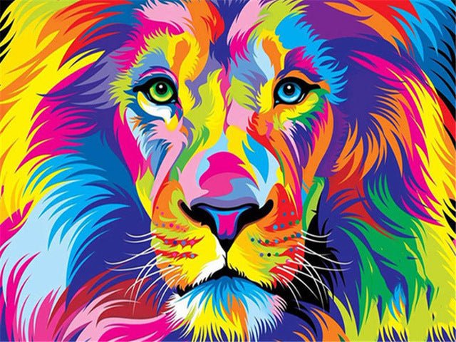 Oil Painting By Numbers Canvas Pictures Set Animals 50x40cm - SZGD628, 50X40cm No Frame image