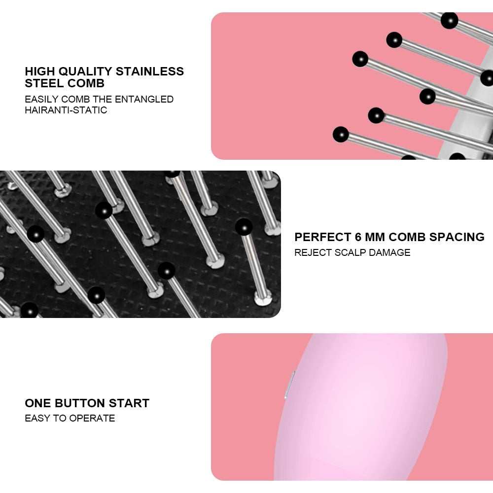 Portable Electric Ionic Hairbrush image 12