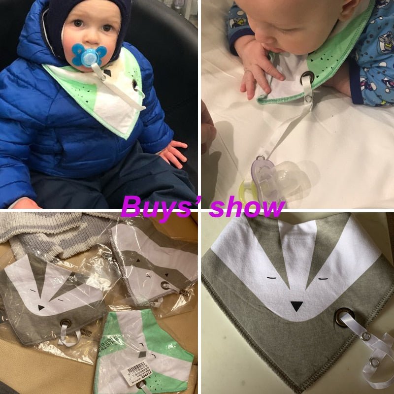 Baby Cotton Bandana Bibs image 29