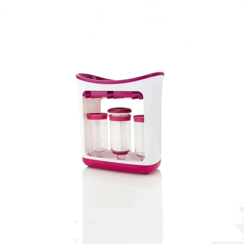 Squeeze Station Baby Food Maker ‚Äì Easy Homemade Food Dispenser with Storage Pouches image 3