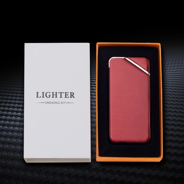 New Double Plasma Windproof Electric Arc Cigarette Lighter image 2