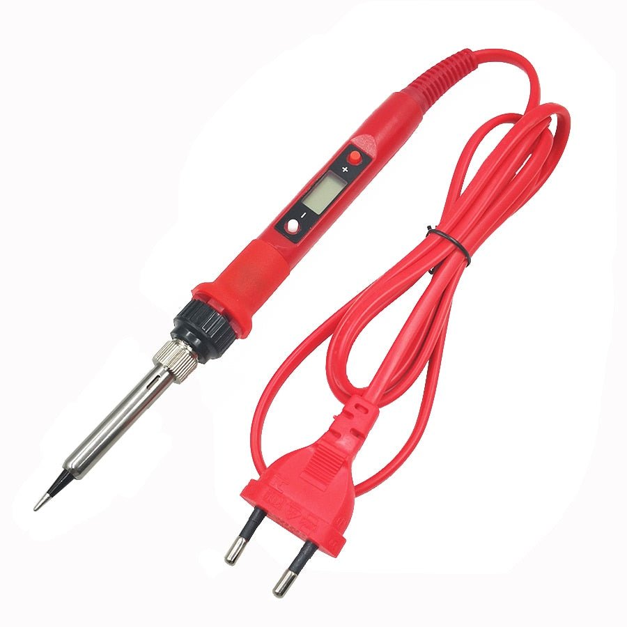 80W Digital Electric Soldering Iron 220V 110V Temperature Adjustable LCD display Solder welding iron tool kit image 32