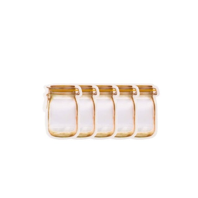 Reusable Mason Jar Bottles Storage Bags image 1