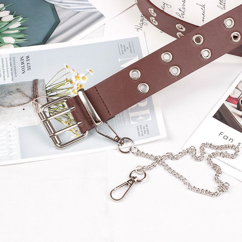 YBT Women Leather Pin Buckle Belt image 15