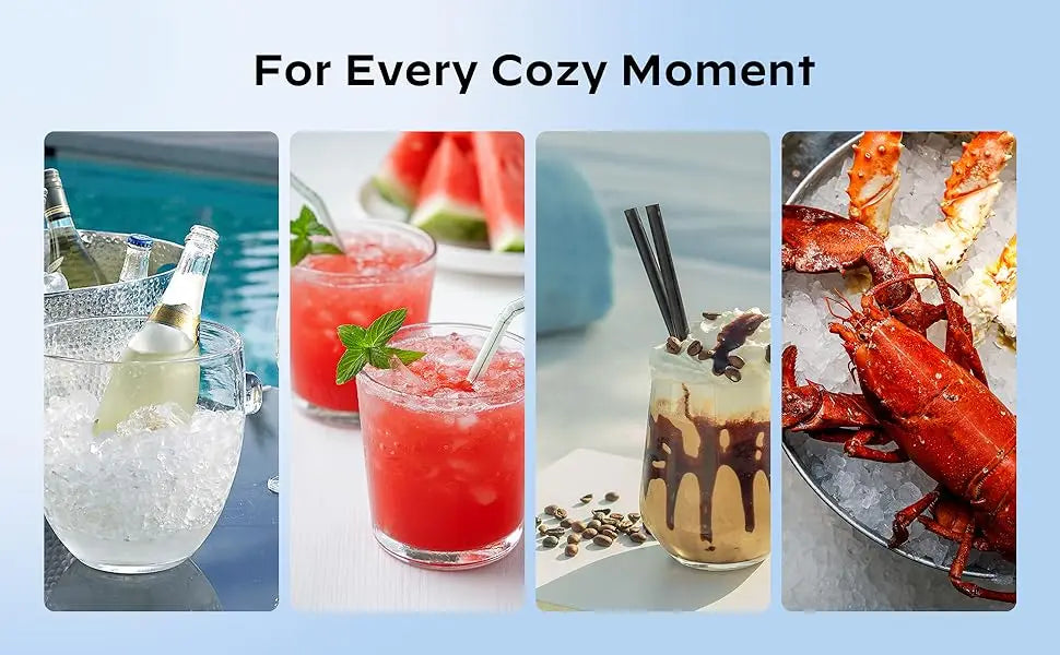 Nugget Countertop Ice Maker | Silonn Chewable Pellet Ice Machine with Self-Cleaning Function - 33lbs/24H image 9