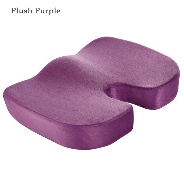 Orthopedic Hemorrhoid Seat Cushion Memory Foam Car Seat Cushion Set Slow Rebound Office Chair Waist Support Coccyx Pain Relief image 0