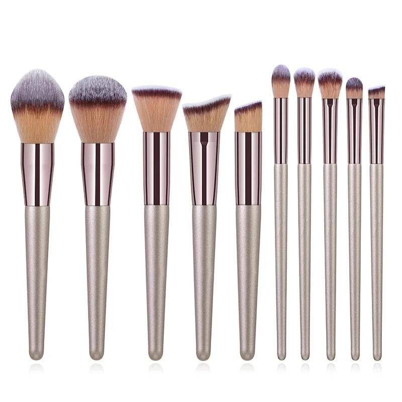La Milee Champagne Makeup Brush Set image 0