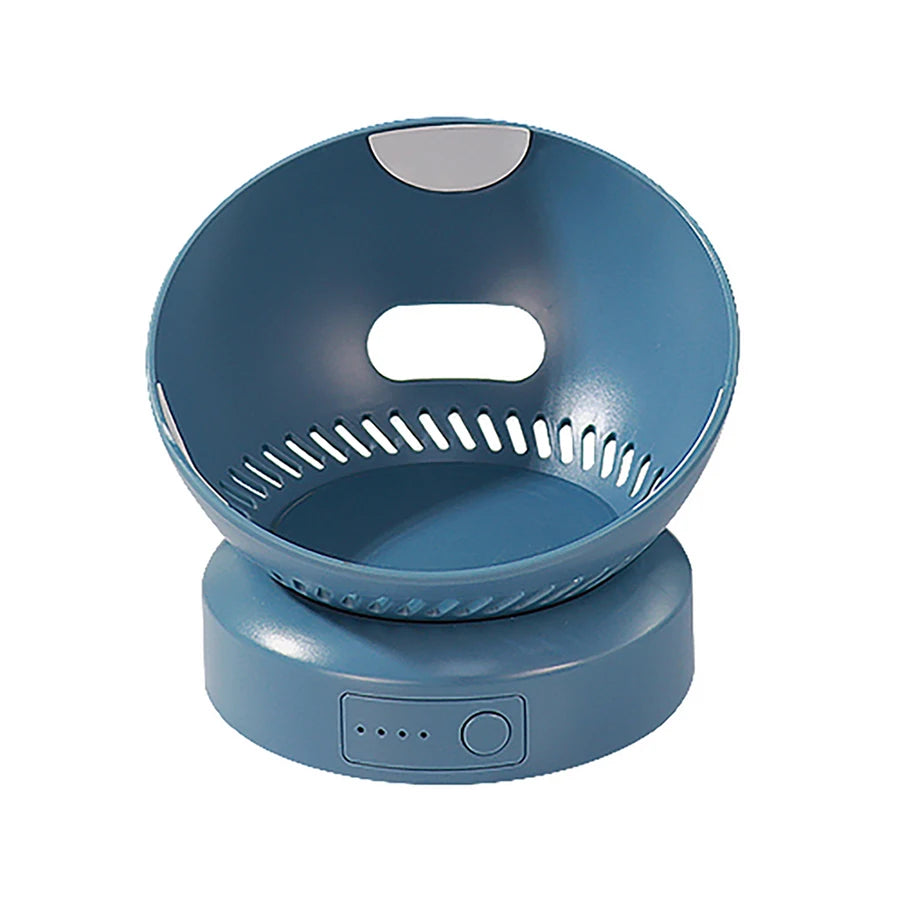 Echo Dot 5 Battery Base for 4th Gen | Portable Power in Blue, White, Black - Blue image