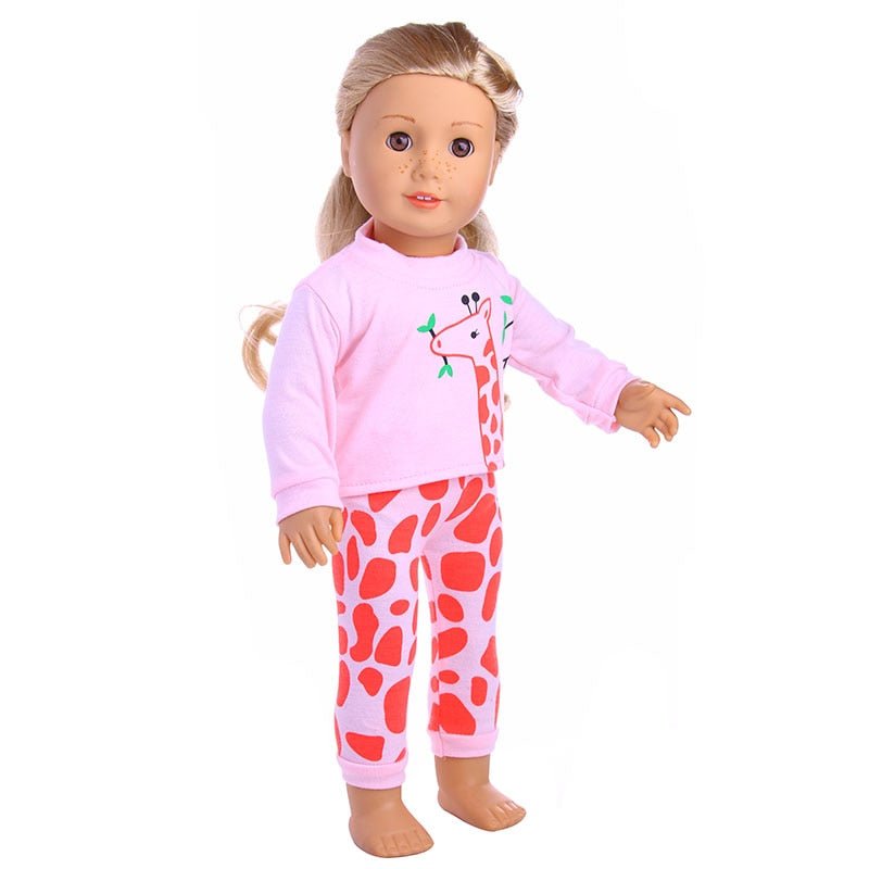 13 Styles Pajamas, Nightgown and Sleepwear Fit | 18 Inch American & 43CM Baby Doll Clothes Accessories image 37
