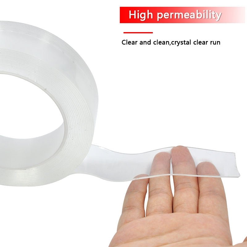 Magic Traceless Double-Sided Transparent Adhesive and removable Nano-Tape image 12
