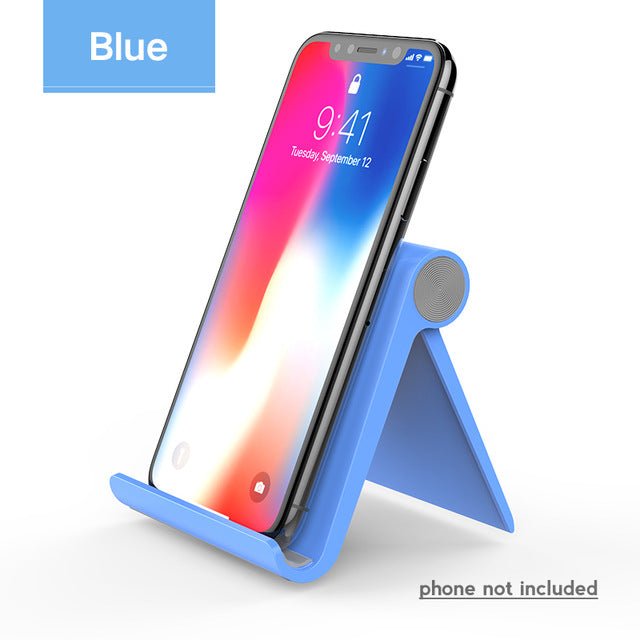 Ugreen Portable Cell Phone Holder and Tablet Stand - Blue image
