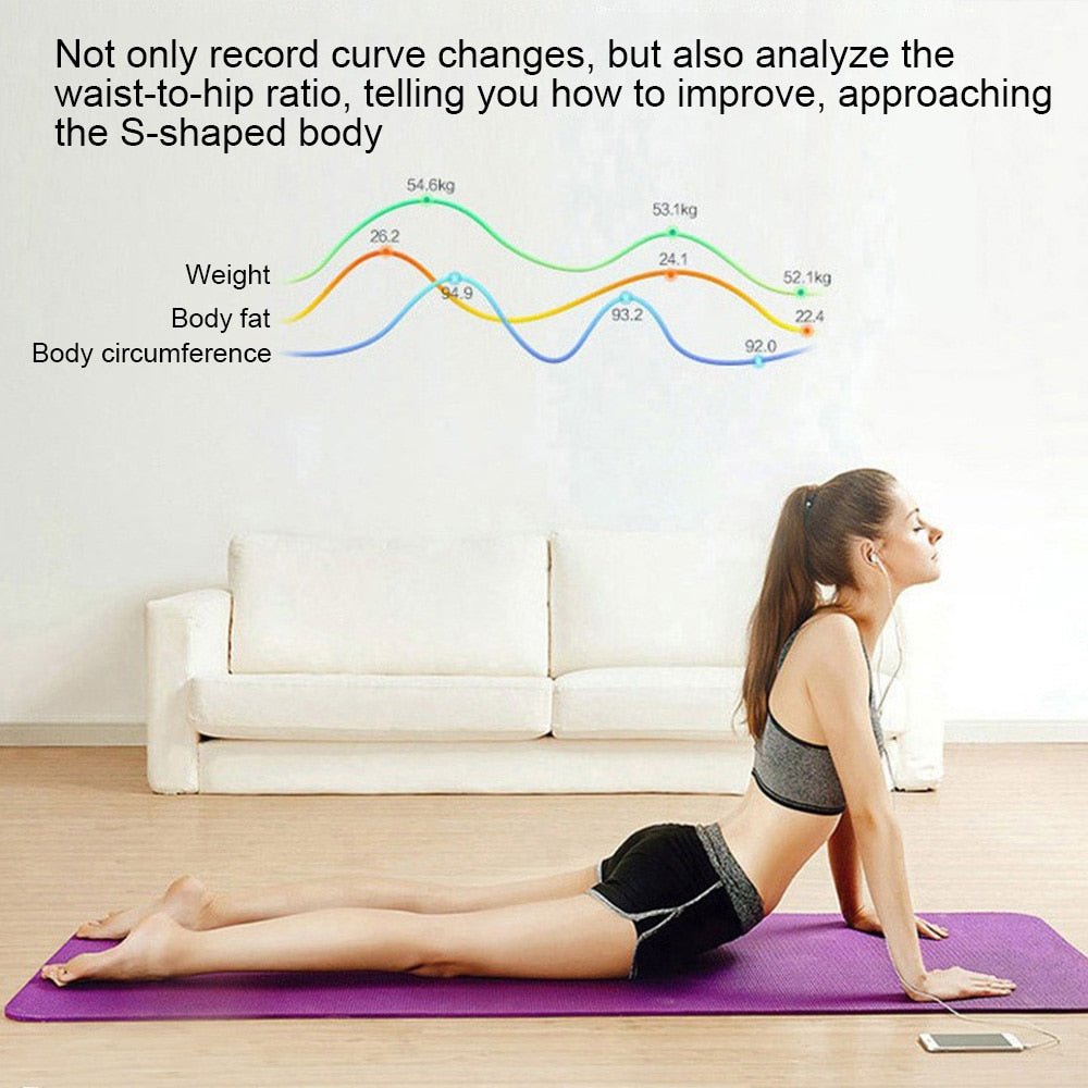 Digital Bathroom Body Fat BMI Weight Scale Bluetooth APP Android or IOS image 3