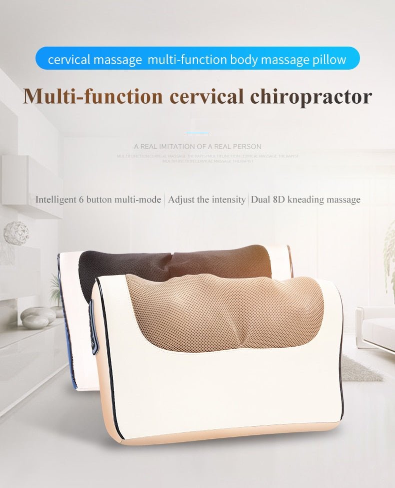 Electric Infrared Neck, Shoulder, Back and Body Heating Massage Pillow image 21