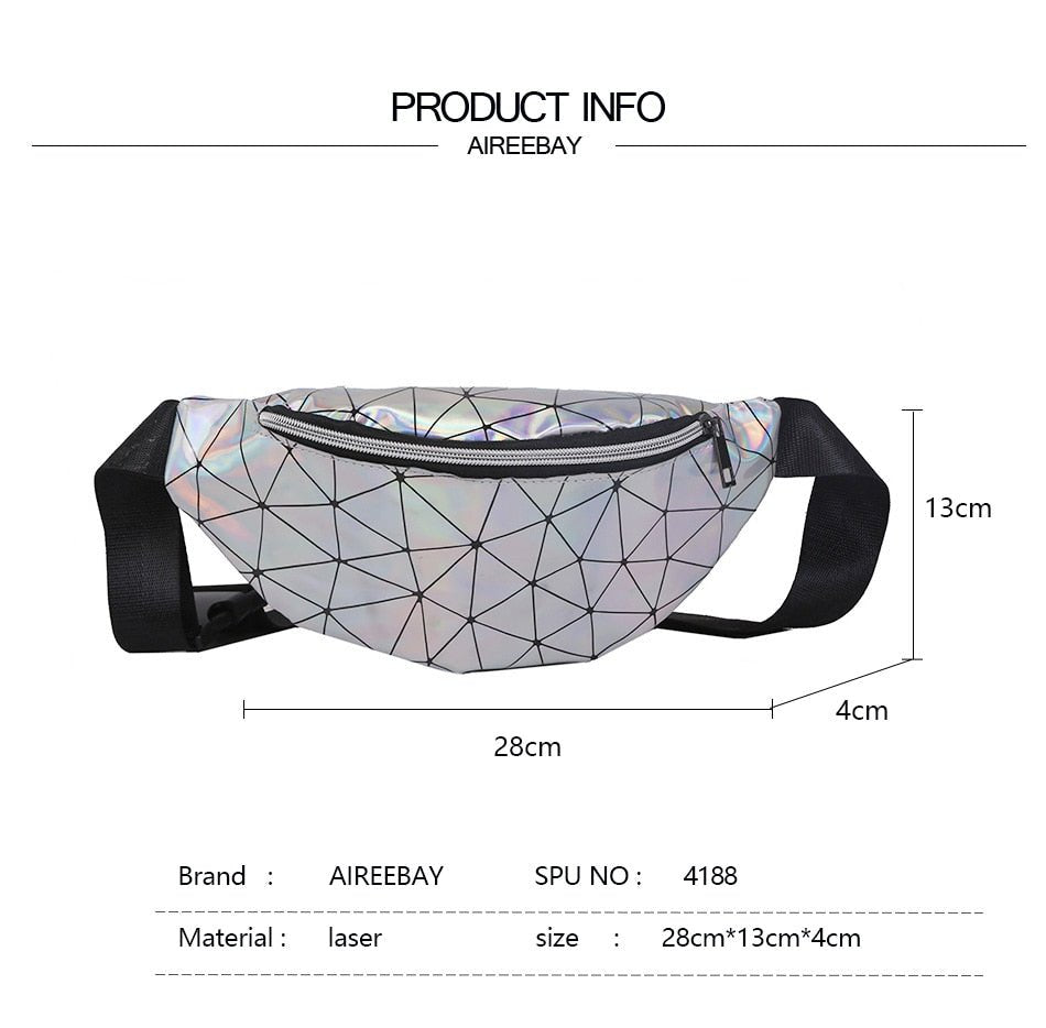 AIREEBAY Holographic Waist Bags/Pouch image 29