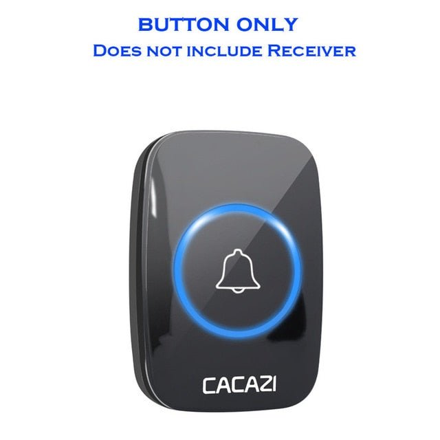 CACAZI Wireless Waterproof Doorbell – 60 Chimes, 110dB Loud, with Remote Control image 24
