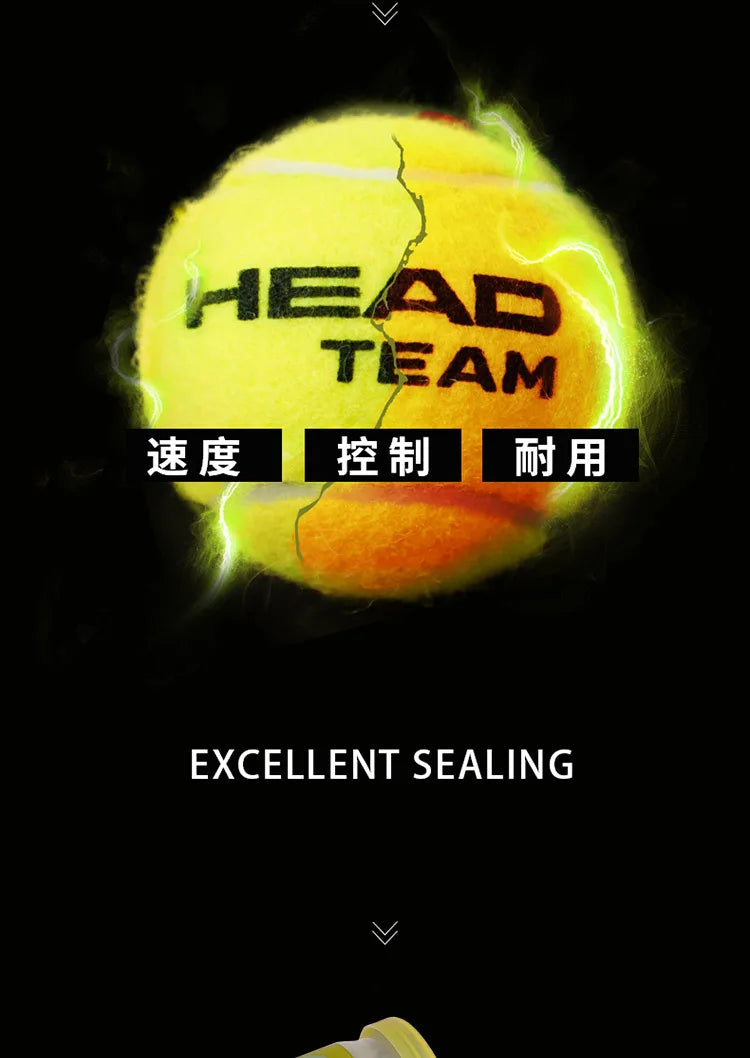 HEAD Professional Tennis 4B Team Tour X Training Balls – High Elasticity & Durable 3B Pro Match Balls image 14